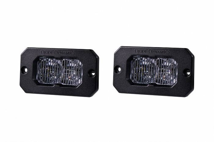 Врезные противотуманные LED-модули SS2 Sport SAE с янтарной подсветкой